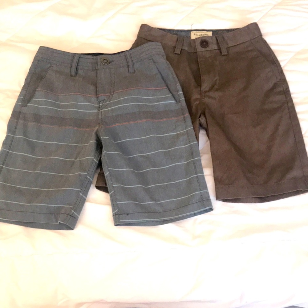 Boy’s Billabong shorts and Volcom shorts